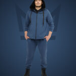 Мужской худи на молнии и джоггеры "ZIP" фото