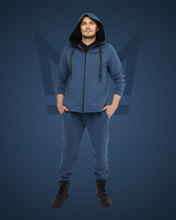 Мужской худи на молнии и джоггеры "ZIP" фото
