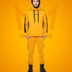 Спортивный мужской костюм: худи кроя реглан и джоггеры "LINE" фото