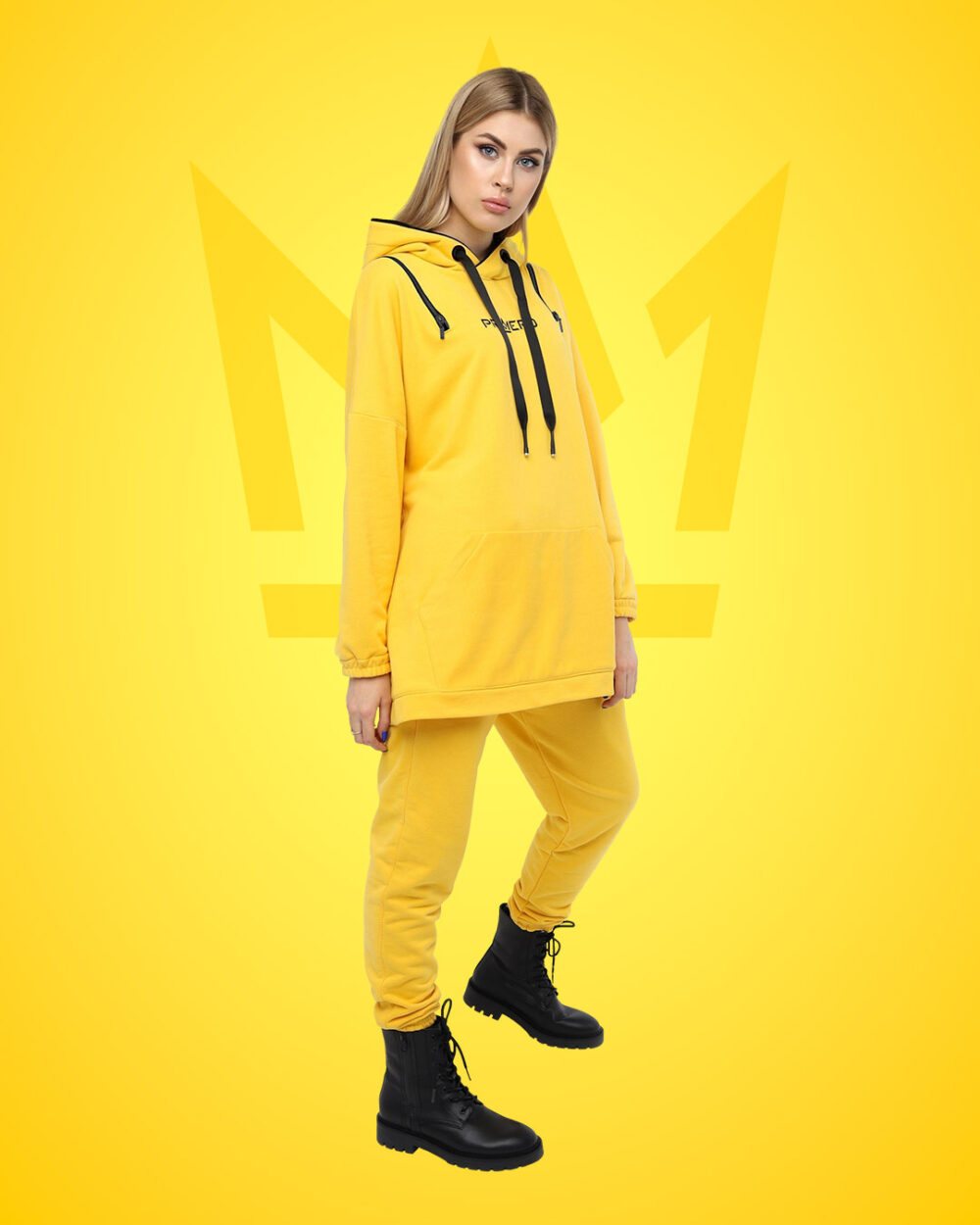 Женский спортивный костюм с молнией "FLIRT" фото