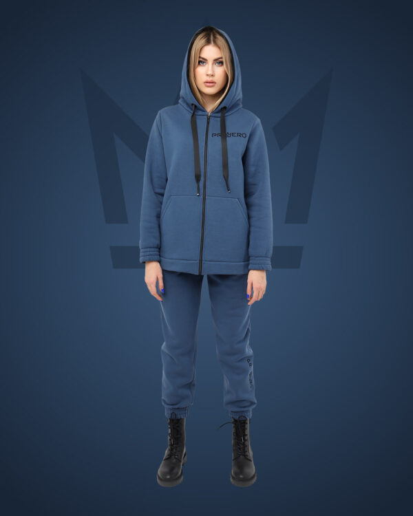 Женский спортивный костюм с молнией "ZIP" фото