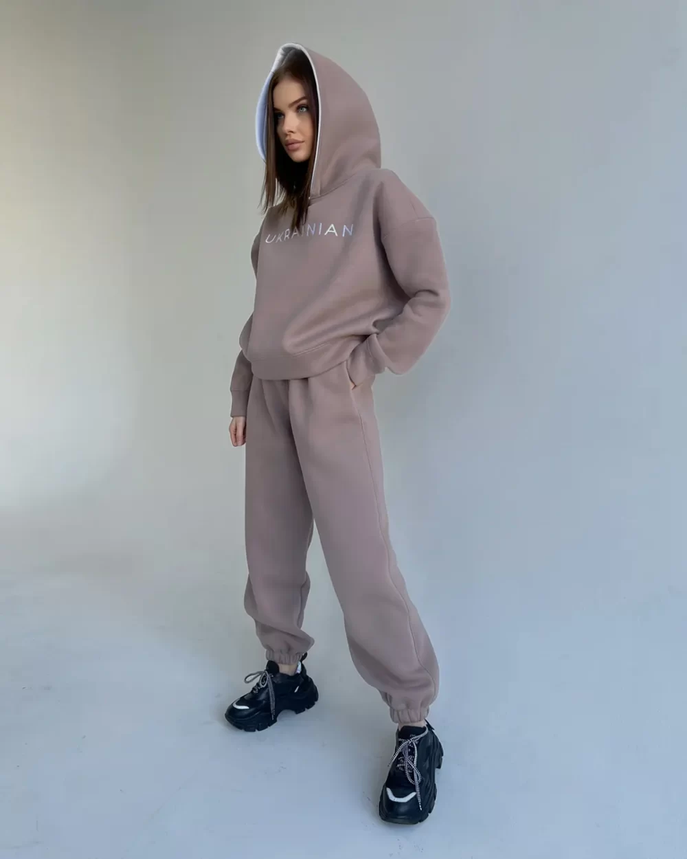 Тёплый женский спортивный костюм "IMU"