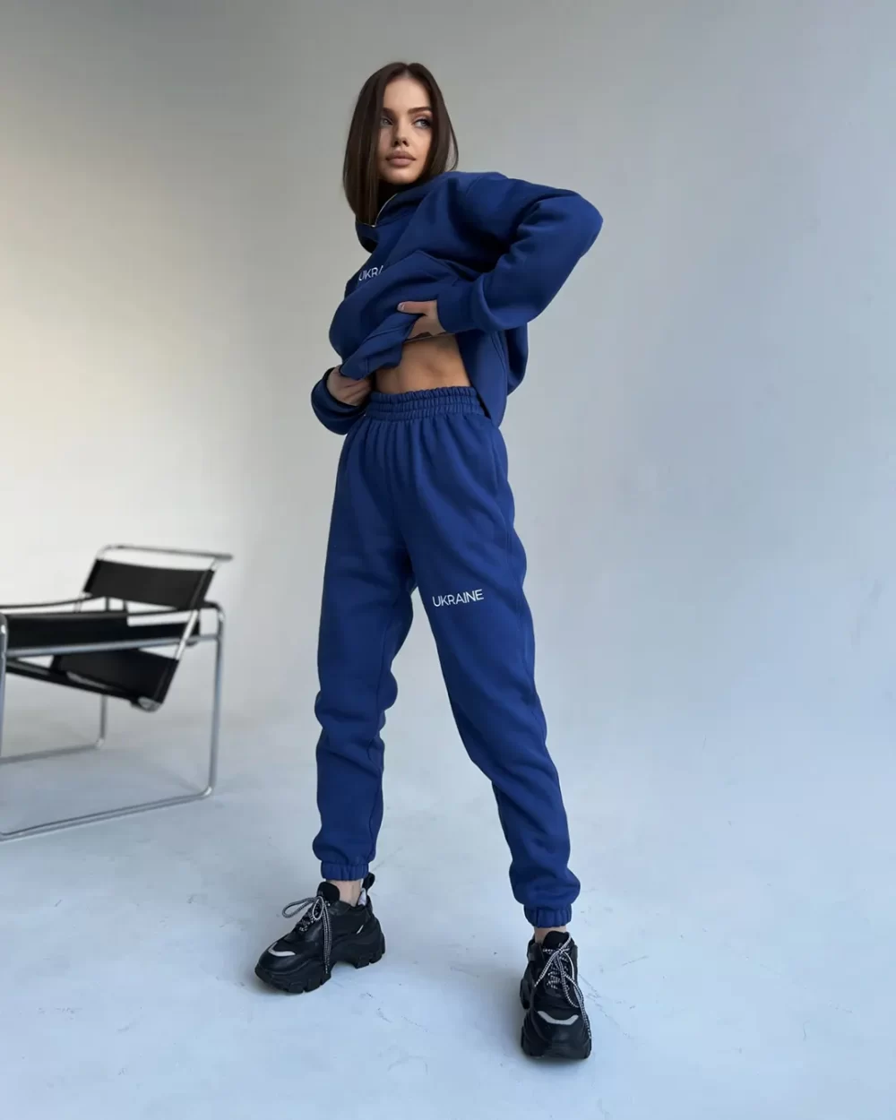 Тёплый женский спортивный костюм "UKRAINE"
