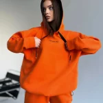 Тёплый женский худи "CARVED"