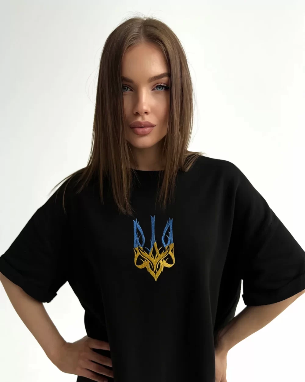 Женская футболка оверсайз "FIRE" — изображение 2