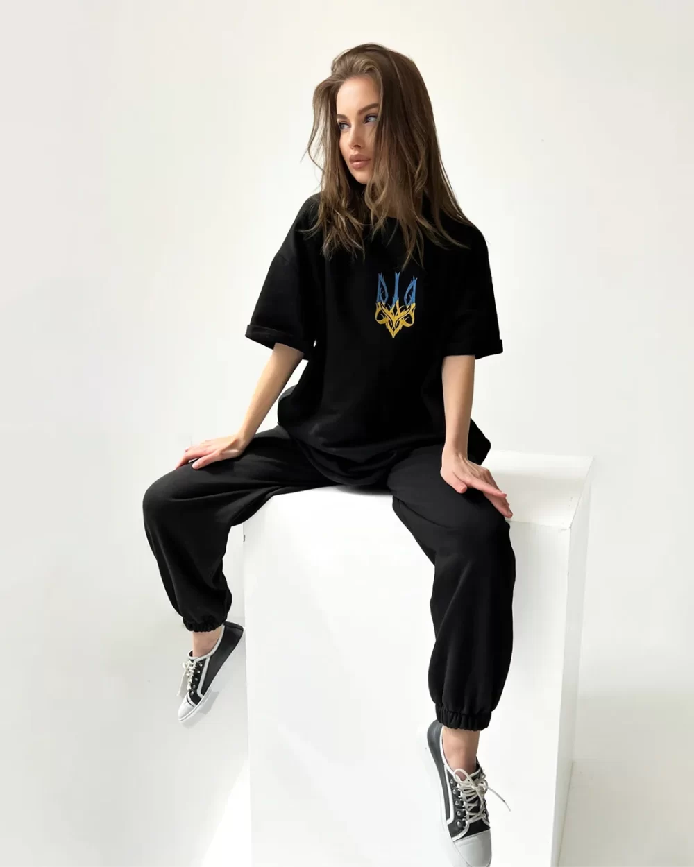 Женская футболка оверсайз "FIRE" — изображение 5