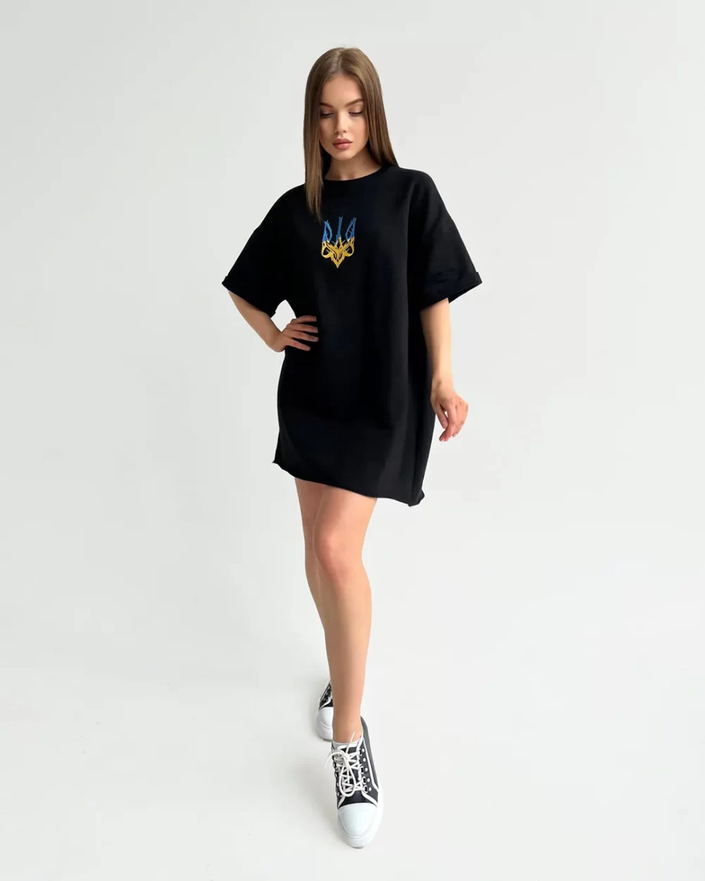 Женская футболка оверсайз "FIRE" — изображение 3