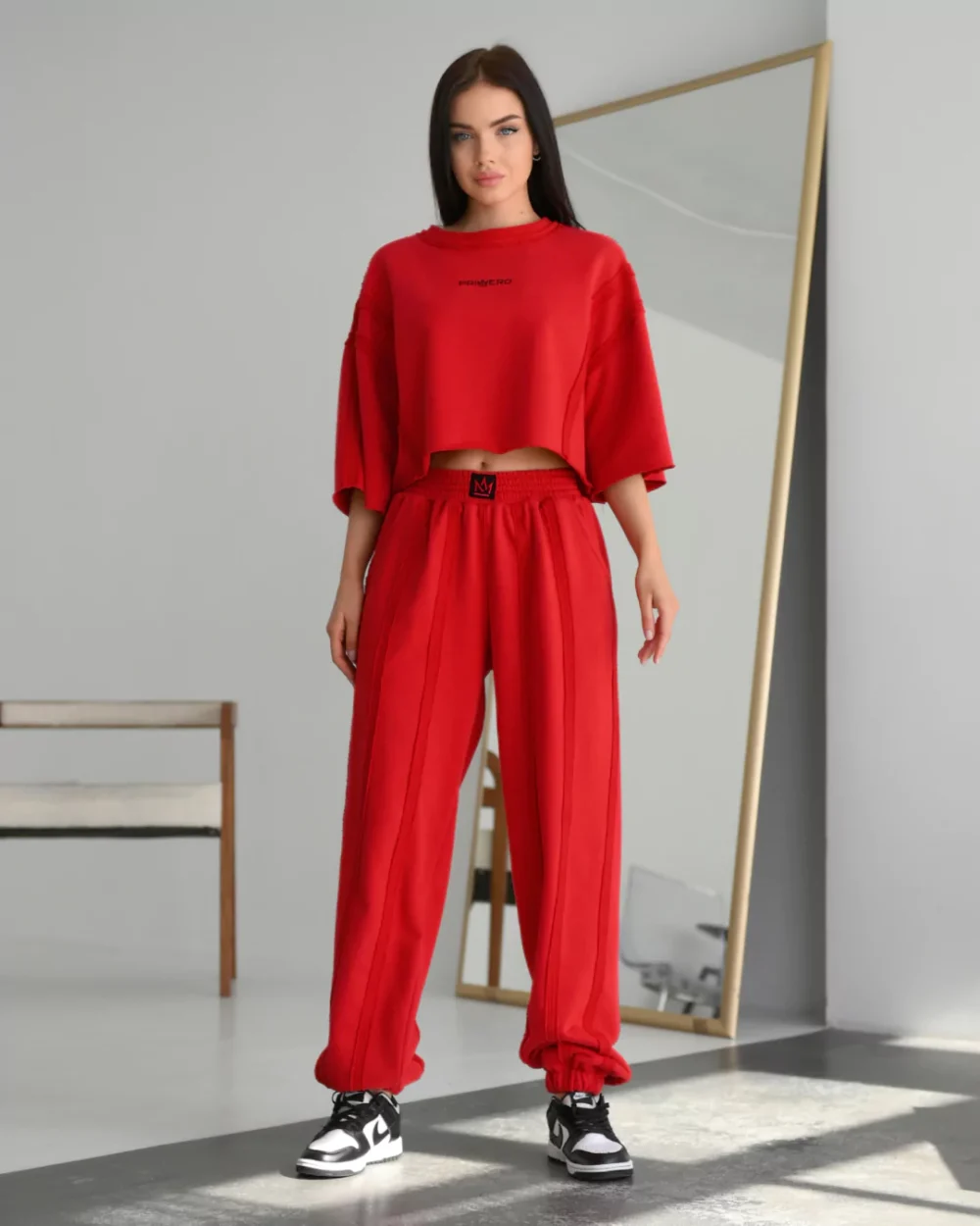 Женский костюм с наружными швами "OUTER"