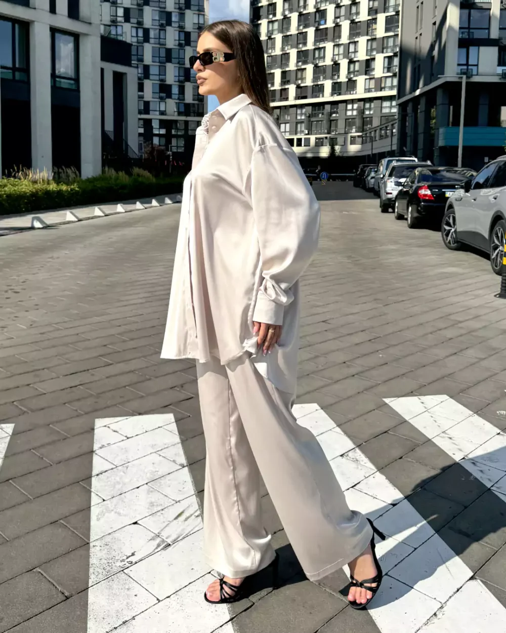 Женская шелковая рубашка "ELEGANCE" — изображение 8