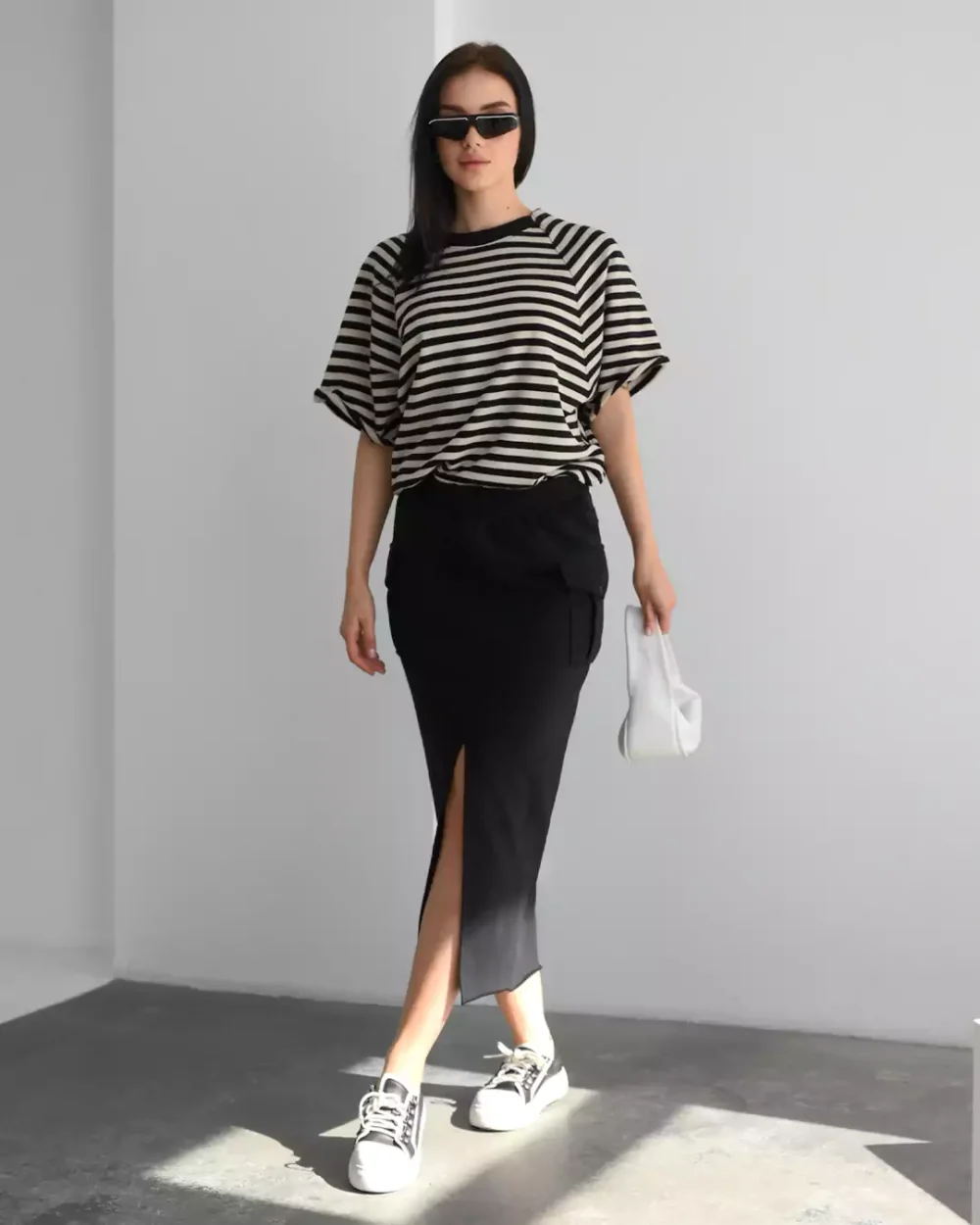 Женская юбка-карго миди "STRIPE" — изображение 6