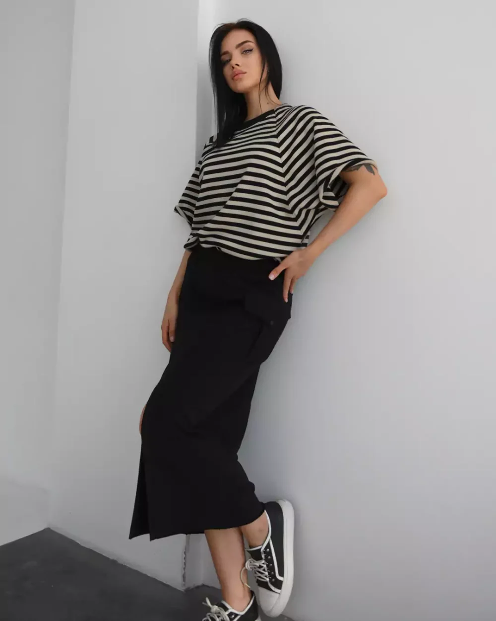 Женская юбка-карго миди "STRIPE" — изображение 7