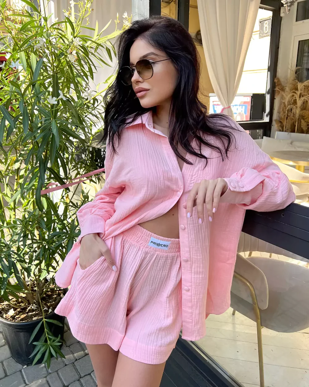 Женская рубашка "PINK"