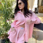 Женская рубашка "PINK"