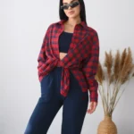 Женская рубашка в клетку "PLAID"