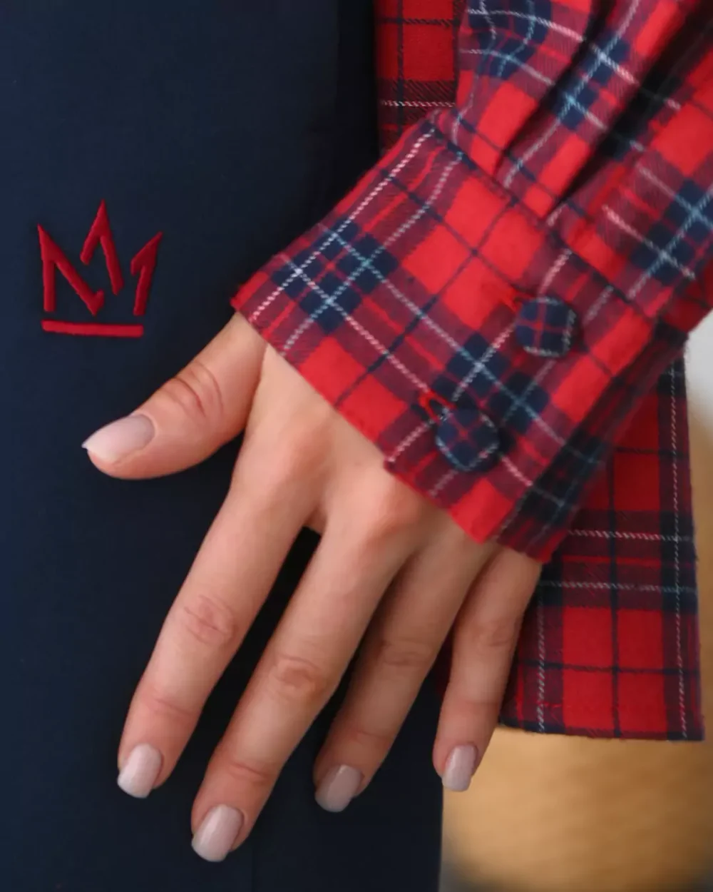 Женская рубашка в клетку "PLAID" — изображение 4