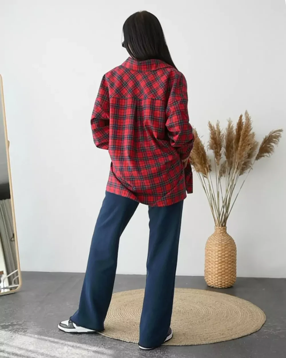 Женская рубашка в клетку "PLAID" — изображение 6