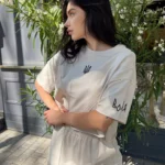 Женская футболка с наружными швами "FREE"