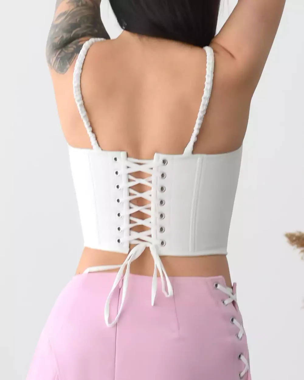 Женский корсет с вышивкой "BARBIE" — изображение 2