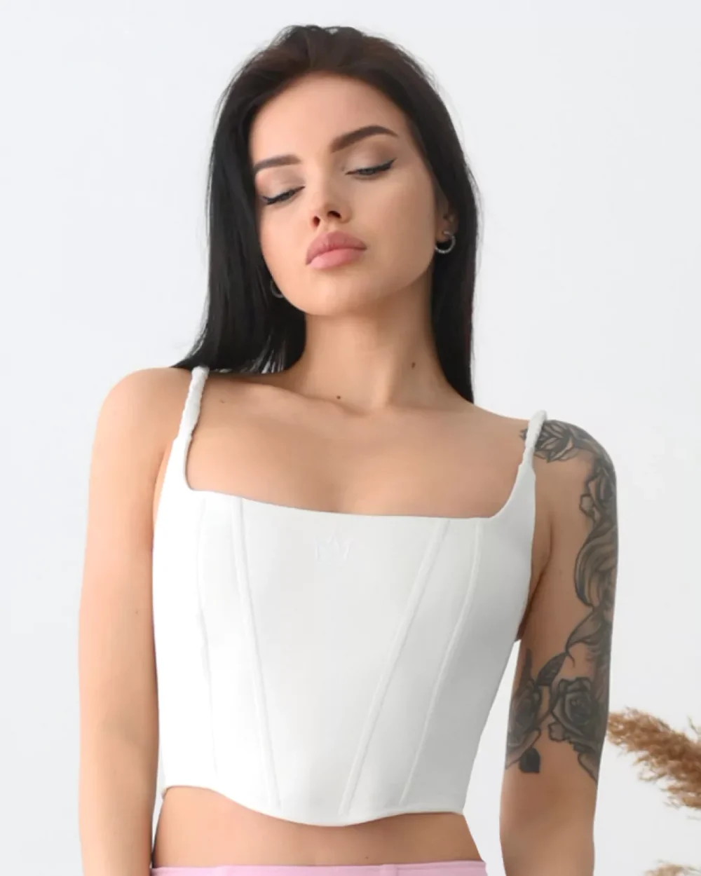 Женский корсет с вышивкой "BARBIE" — изображение 3