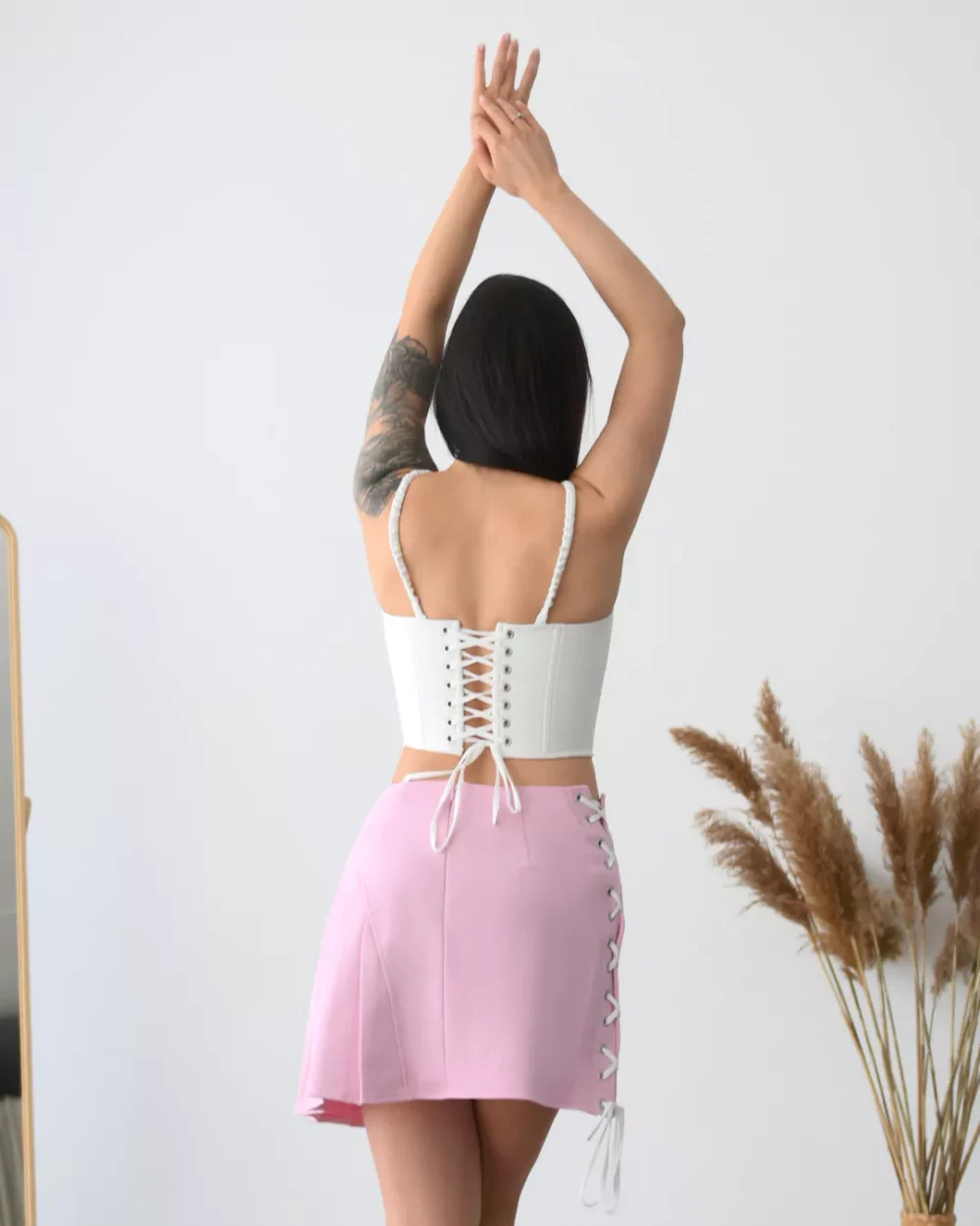 Женский корсет с вышивкой "BARBIE" — изображение 5