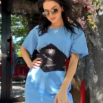 Женский корсет с вышивкой "FREEDOM"