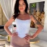 Женский корсет с вышивкой "LORDLY"