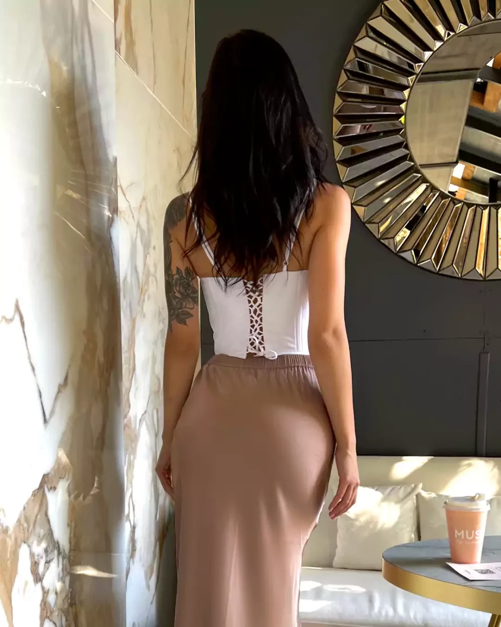 Женский корсет с вышивкой "LORDLY" — изображение 7