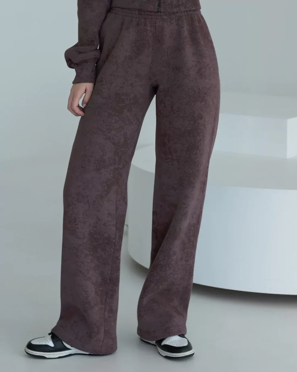 Тёплые женские ШТАНЫ-ПАЛАЦЦО — изображение 2