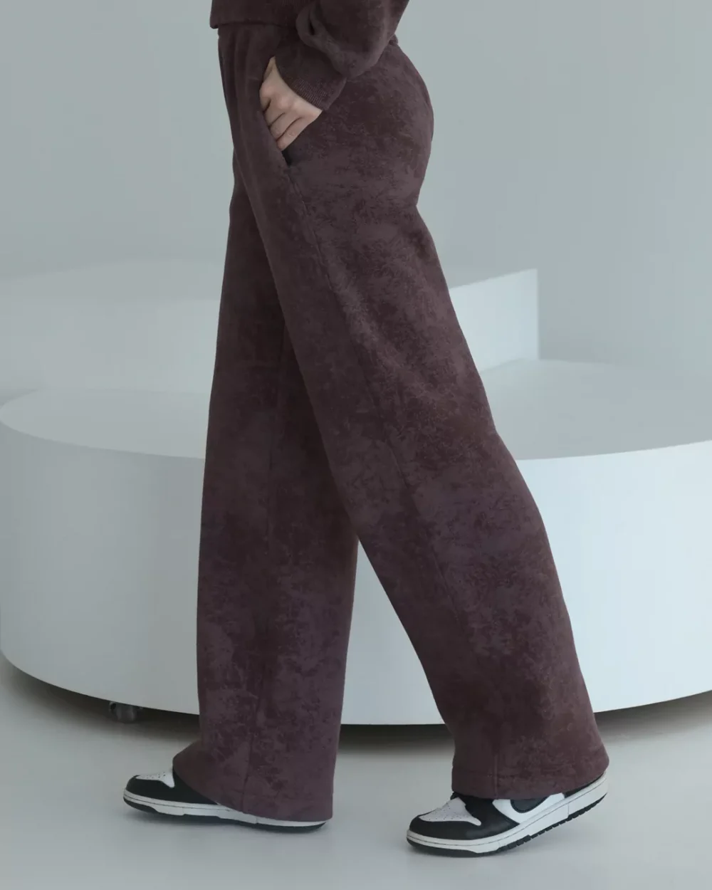Тёплые женские ШТАНЫ-ПАЛАЦЦО — изображение 4