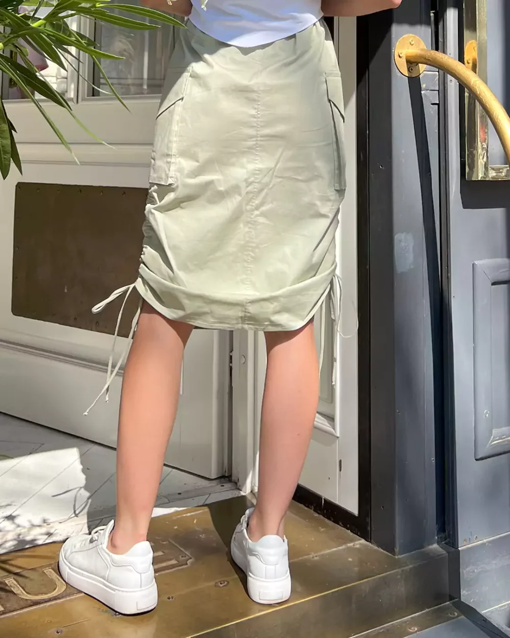 Женская юбка-карго миди на затяжках "SUMMER" — изображение 4