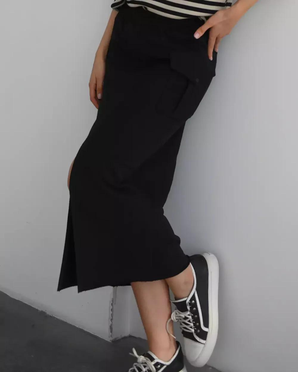 Женская юбка-карго миди "STRIPE" — изображение 3