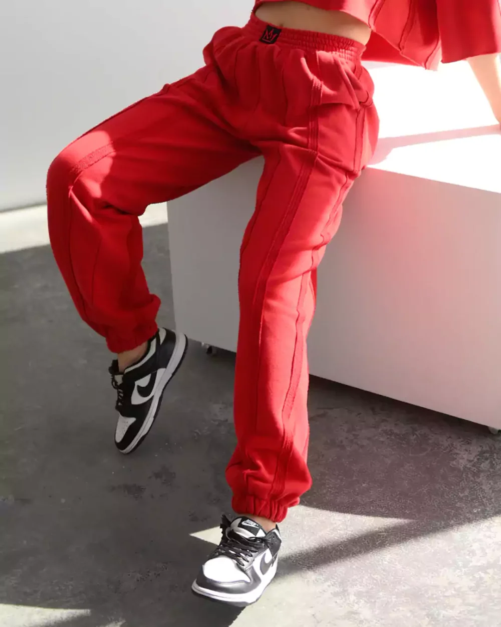 Женские штаны-козачки с наружными швами "OUTER"